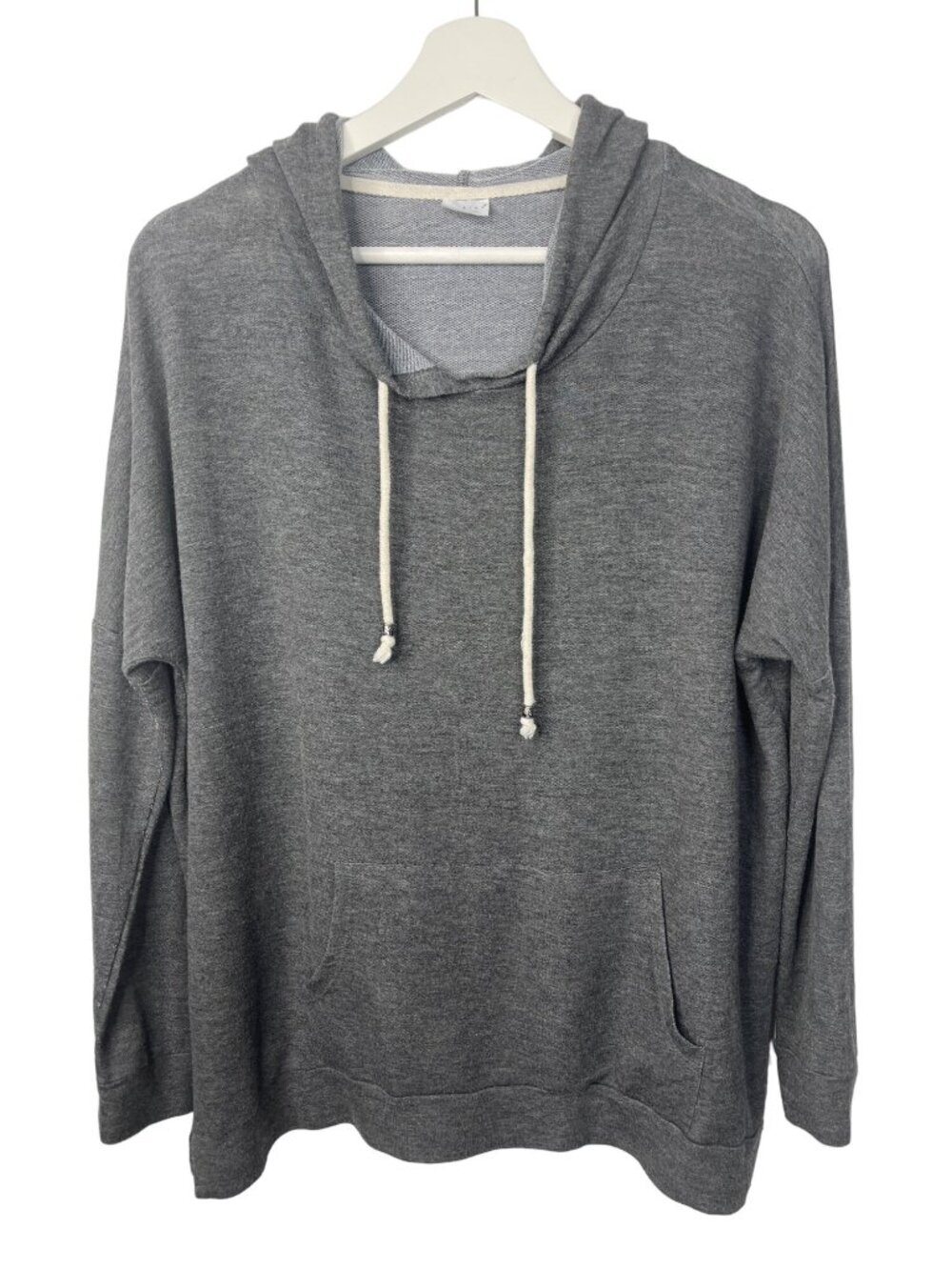 Tresics Gray Lightweight Hoodie Pullover Women’s Small Casual Lounge Top